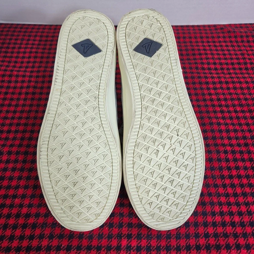 Sperry Crest Vibe Washable Leather Sneakers Gray Women's Size 8